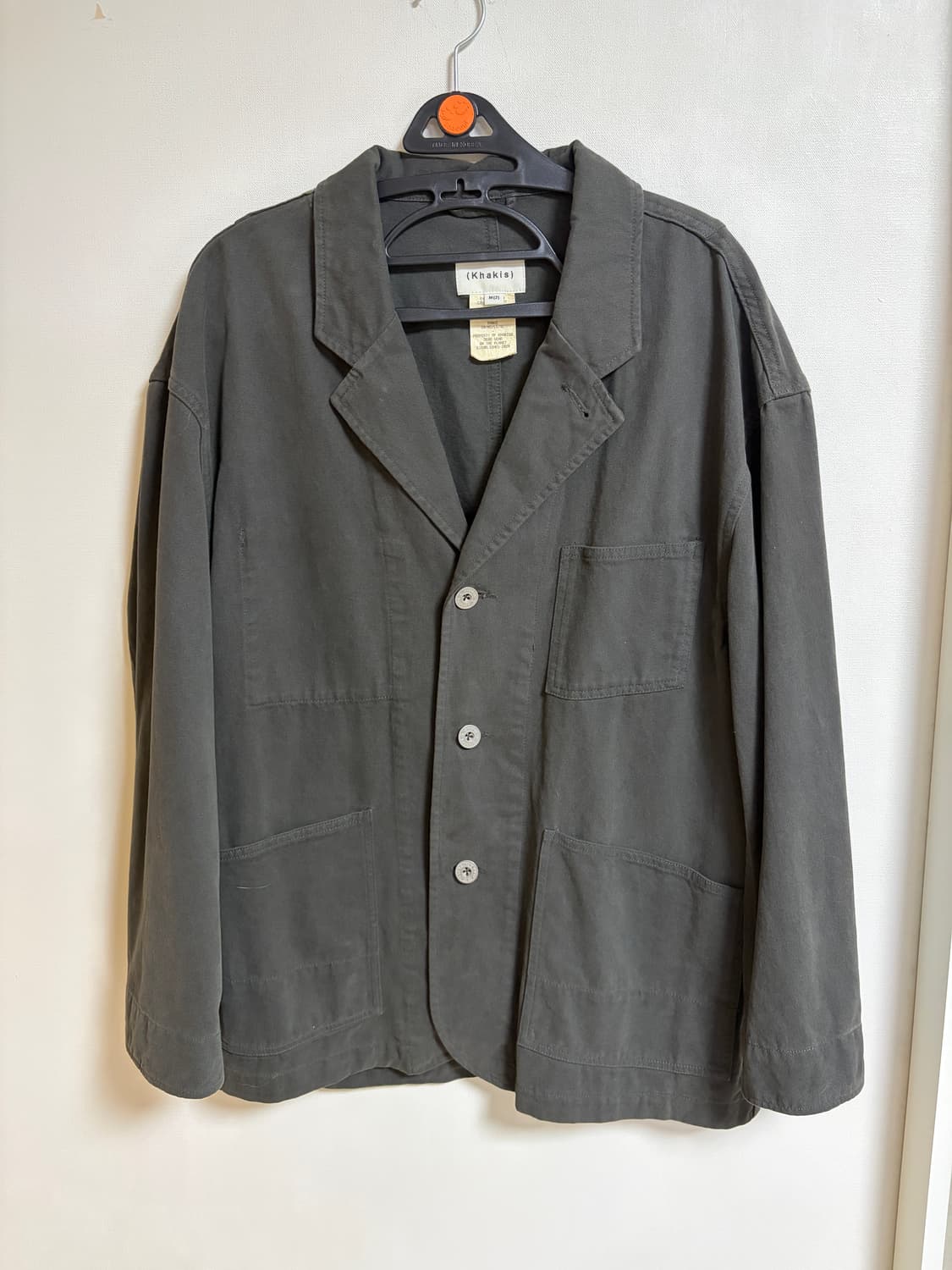 [M]카키스 크루맨 자켓 차콜 상품이미지1