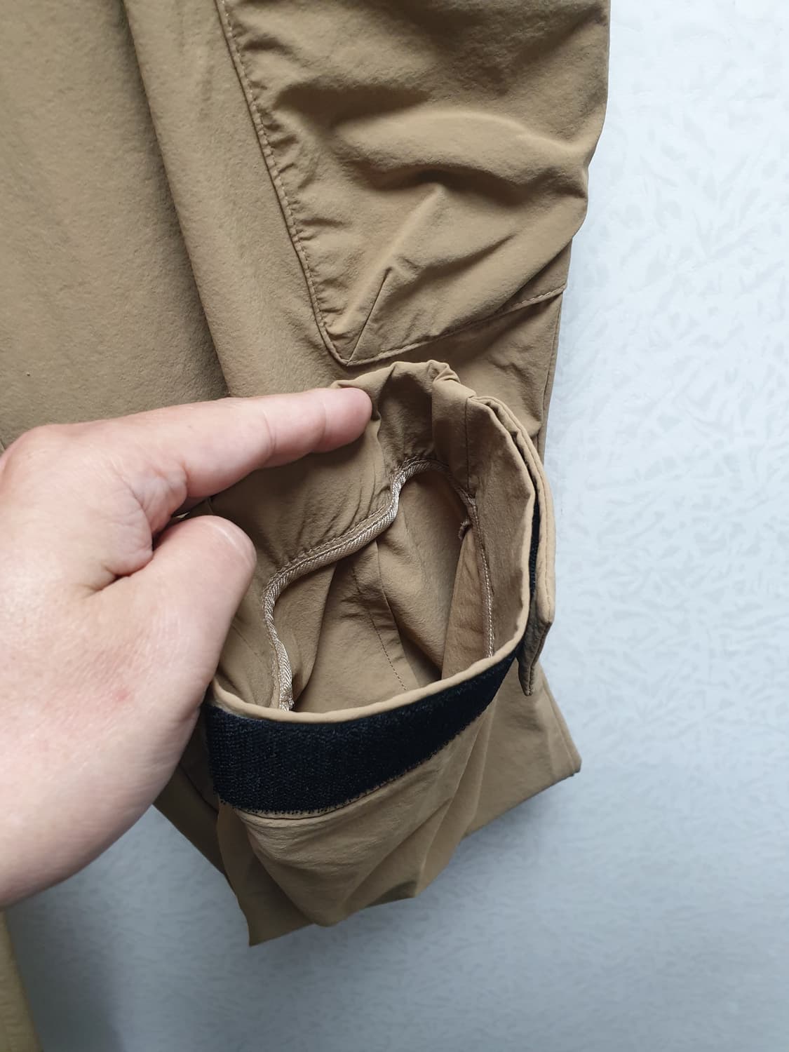 [남32~34/23년] 왁골프 스판 카고조거팬츠 카멜 상품이미지4