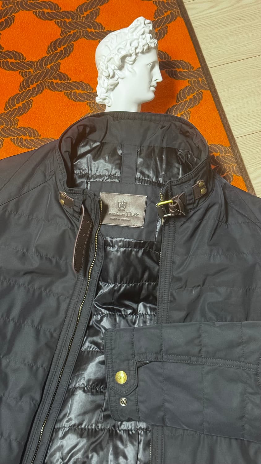 정품 Massimo Dutti 라이트 패딩 네이비 M 상품이미지9