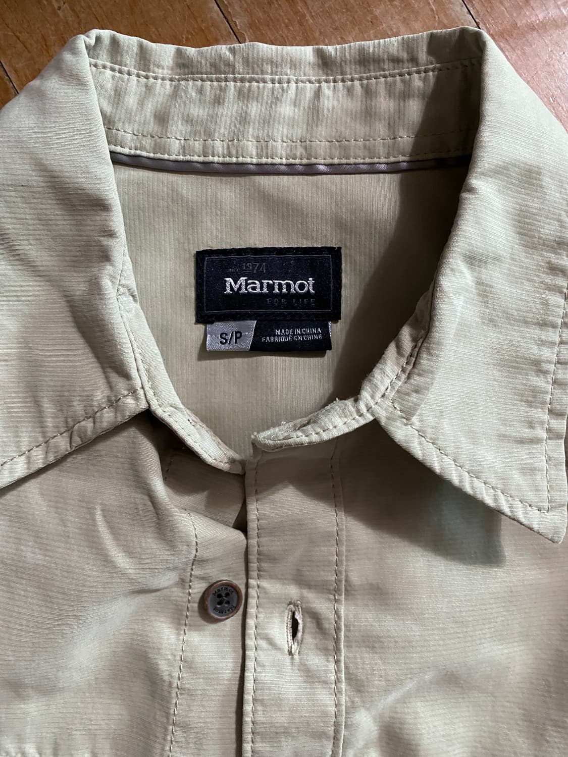 마모트 베이지 아웃도어 남방 S (95) 상품이미지2