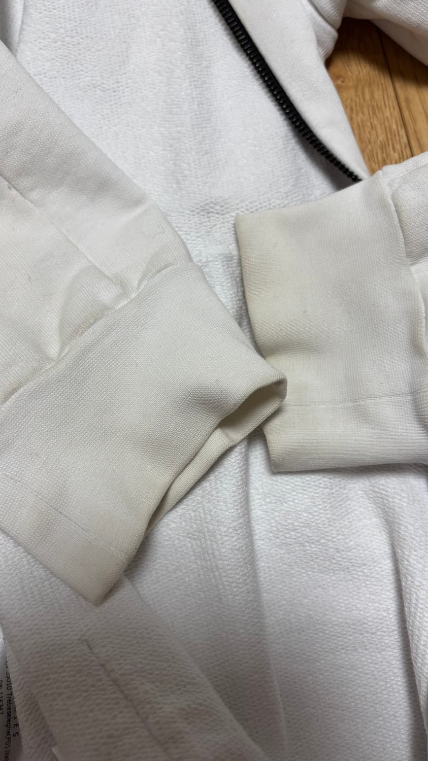 (정품) 몽클레어 화이트 삼선 후드집업 넘녀공용 상품이미지8