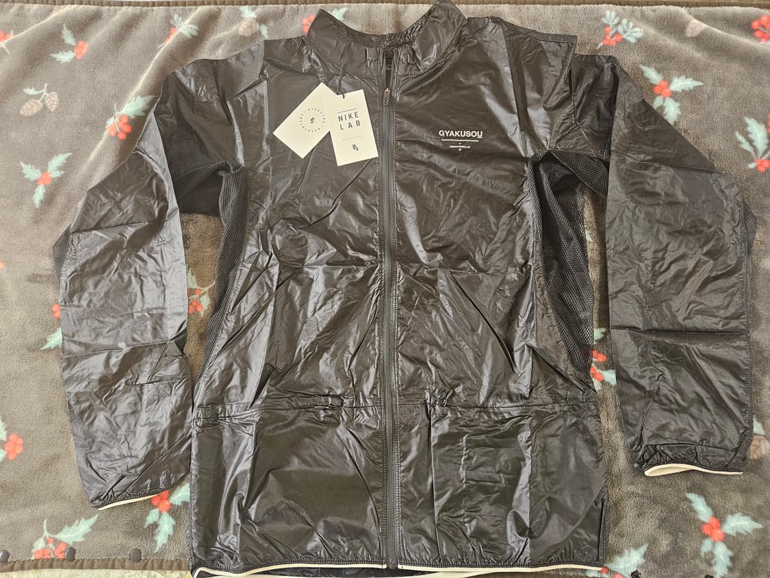 [해외M] 나이키랩x언더커버 갸쿠소우 패커블 러닝 자켓 바람막이 블랙 상품이미지7