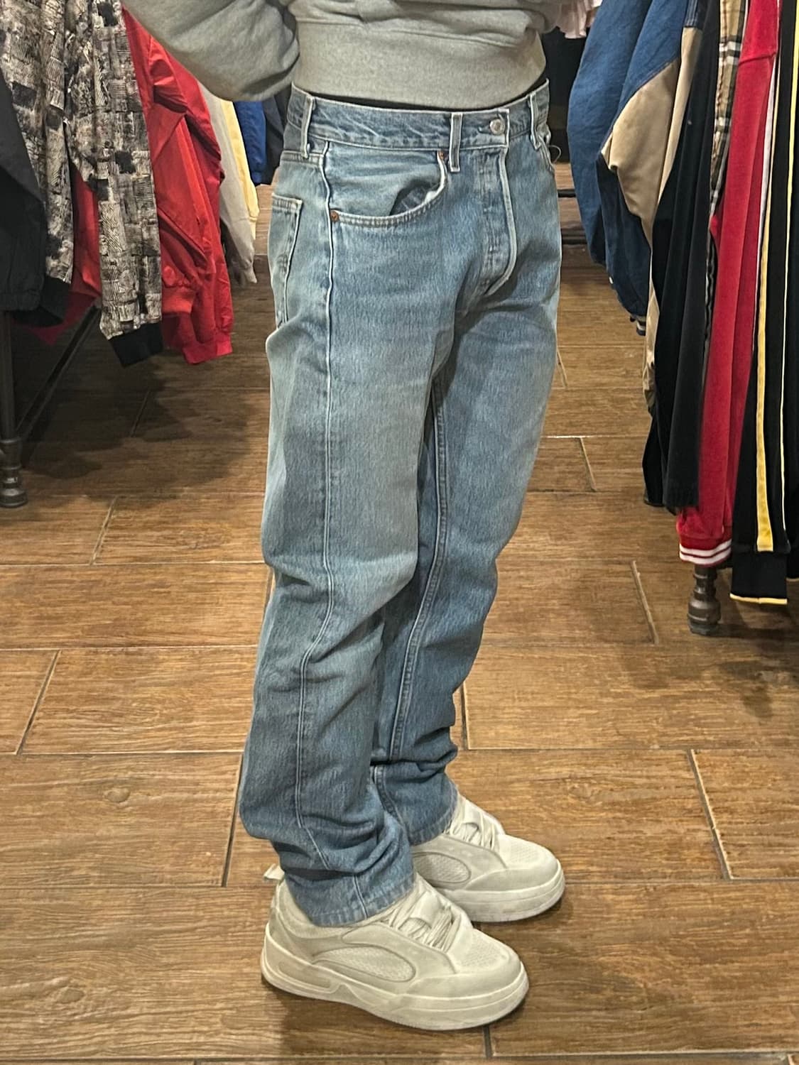 [HI] 리바이스 501 데님 연청 상품이미지3