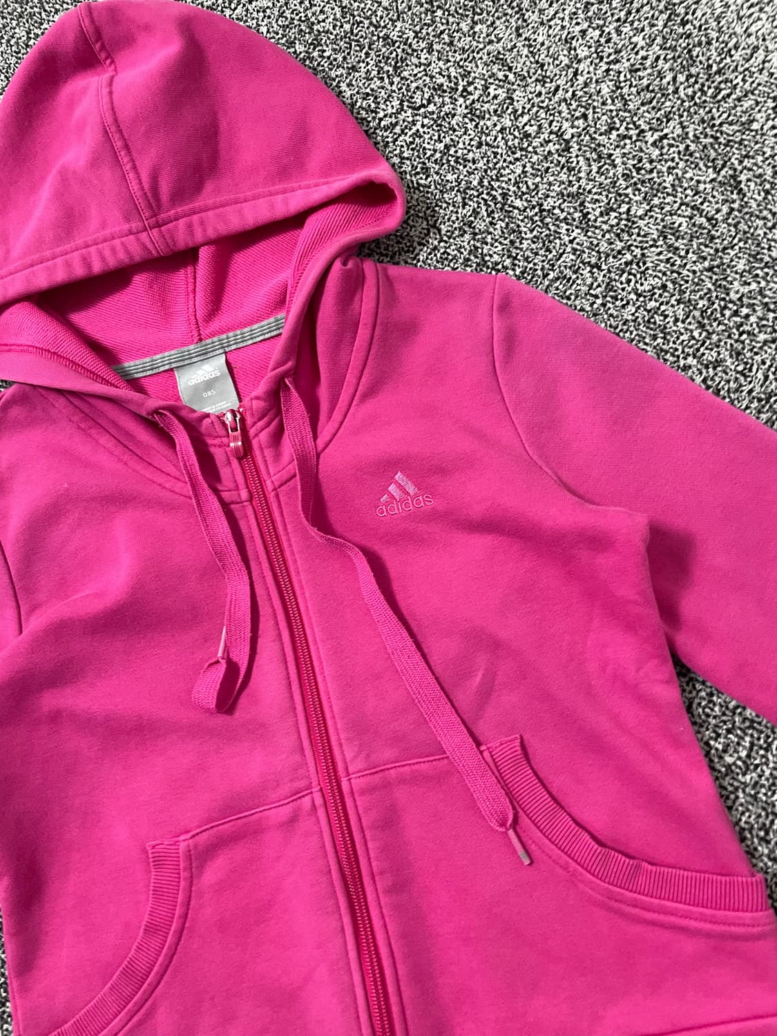 빈티지9. 아디다스 마젠타 핑크 후드집업 후집 핀터깔 스웻 상품이미지2