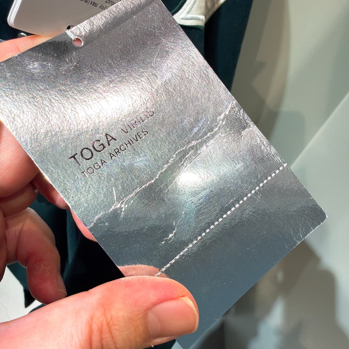 (정품/새상품) TOGA 토가 비릴리스 남성 딥그린 웨스턴 자수 셔츠 상품이미지4