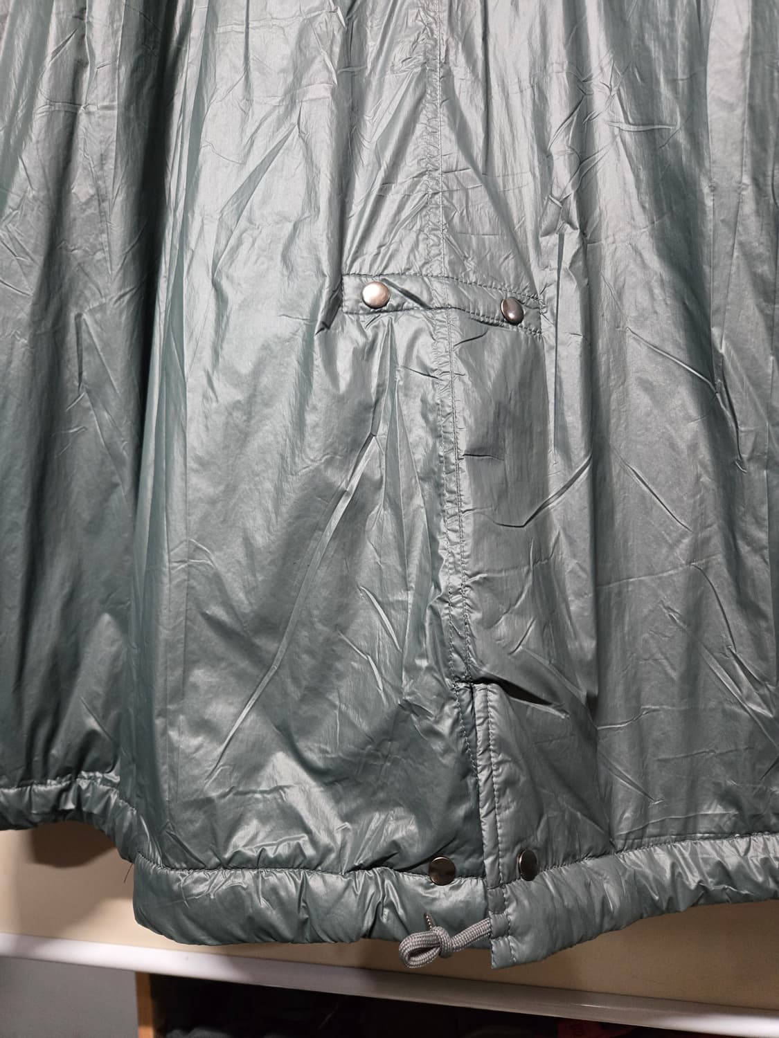 ALL OVER 개파카 스타일 오버핏 롱야상패딩 남녀공용 상품이미지5