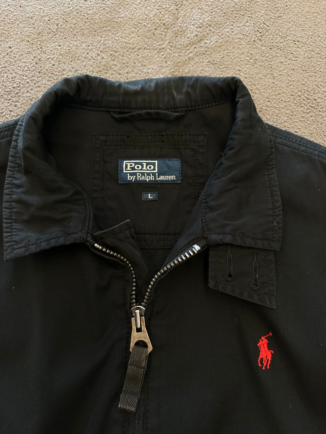 폴로 랄프로렌 90s 숄더패치 해링턴 자켓 처분  상품이미지3