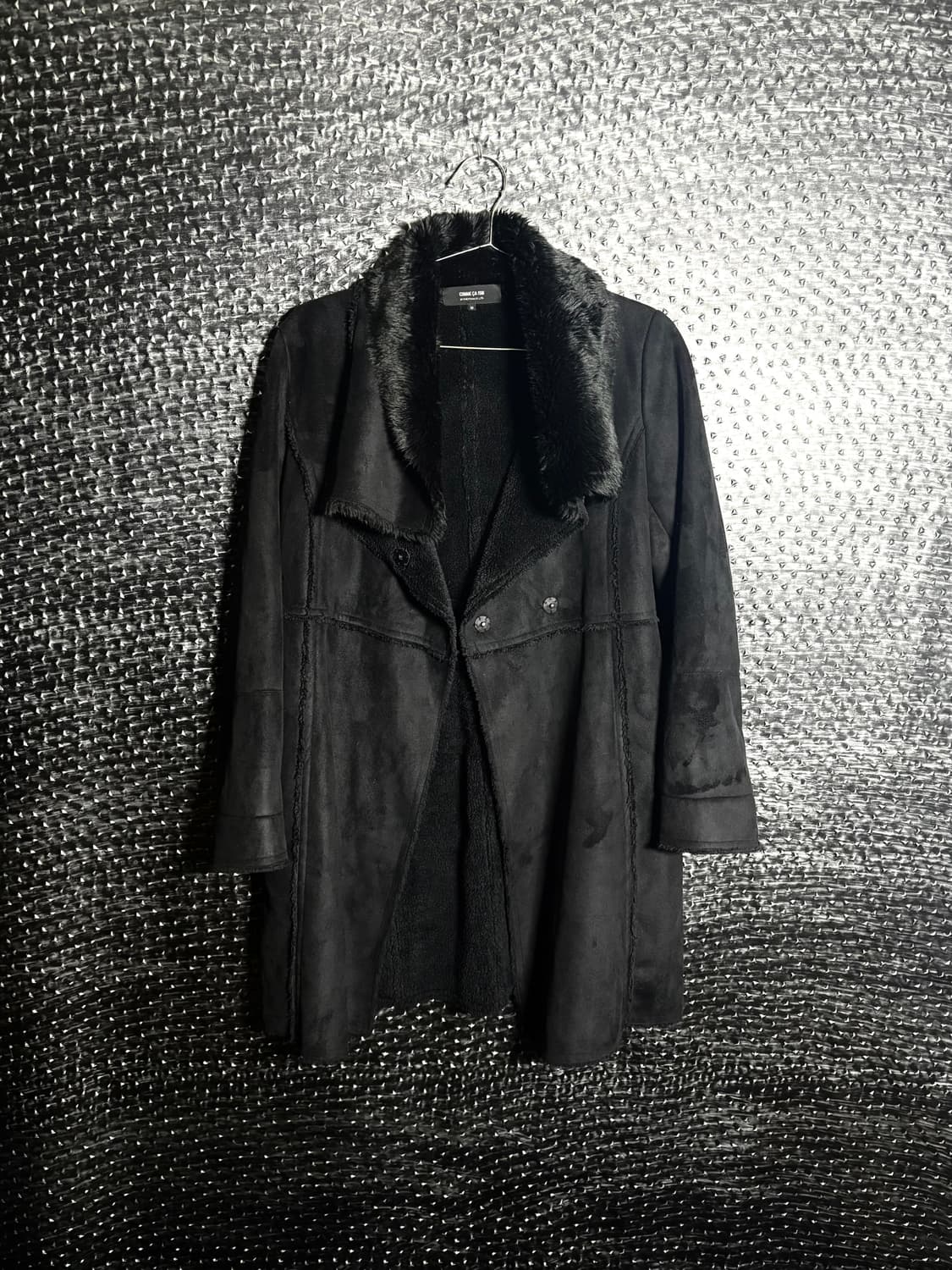 Comma Ca Ism 스웨이드 퍼 코트 상품이미지1