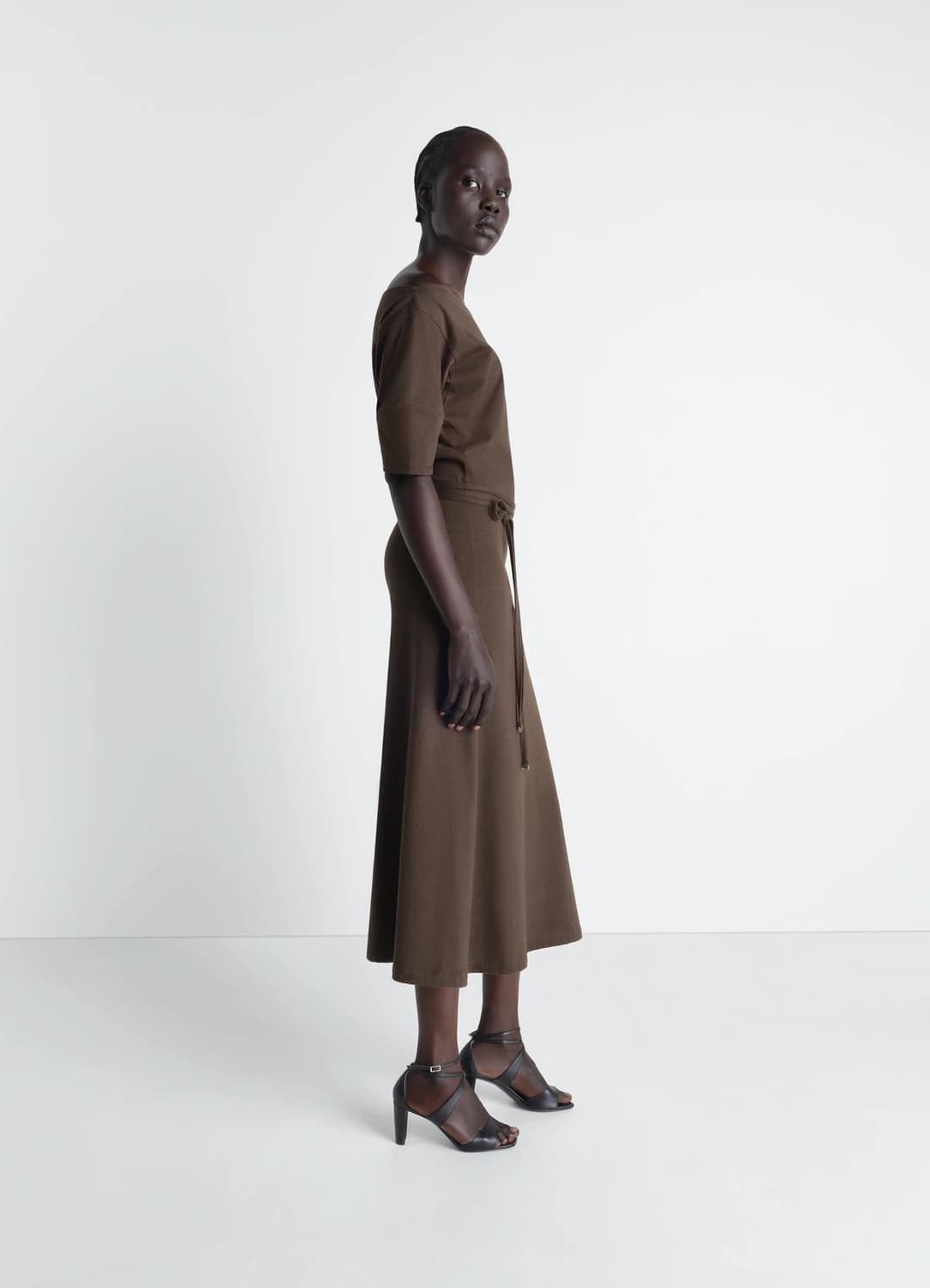 [XS,S,M]르메르 26ss 오프숄더 저지 드레스/리스트레토 상품이미지3