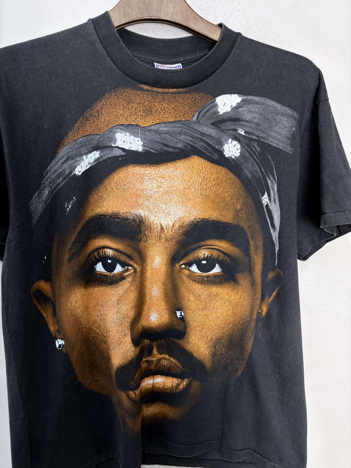 빈티지 힙합 투팍 샤커 그래픽 반팔 A3749 상품이미지3