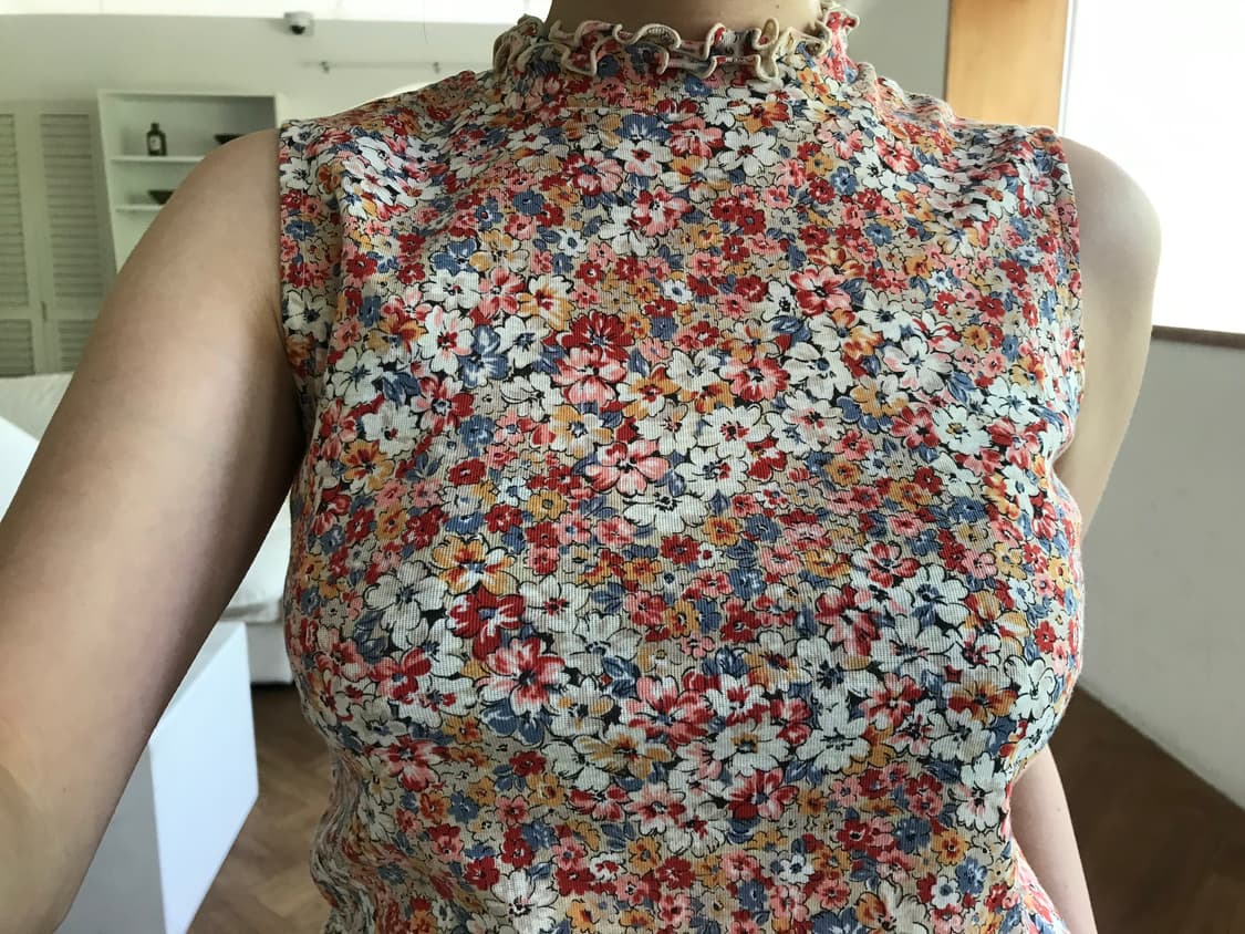 vintage pattern sleeveless 상품이미지3