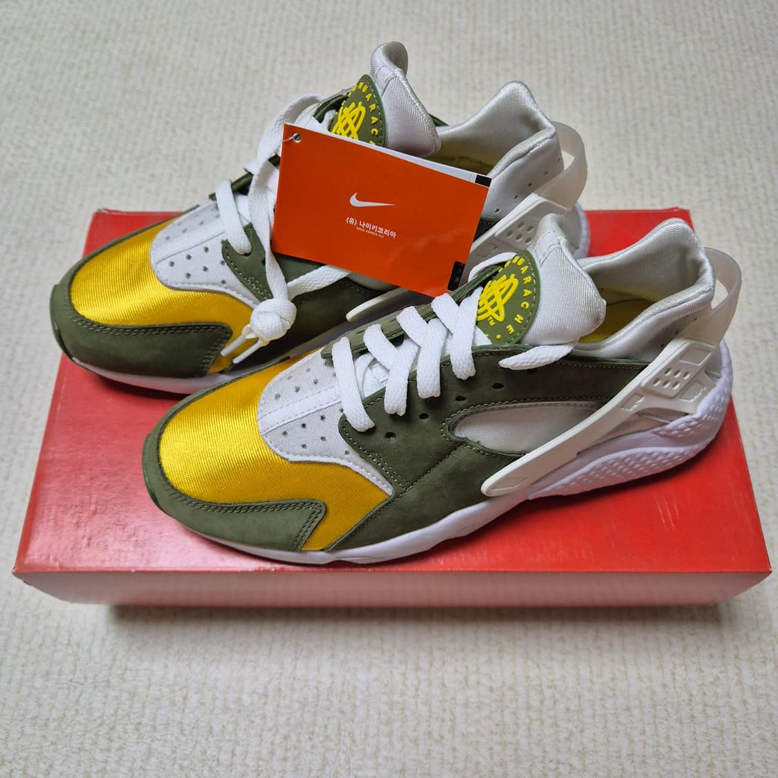 [255mm🔥] 나이키x스투시 에어 허라치 LE 다크 올리브 상품이미지7