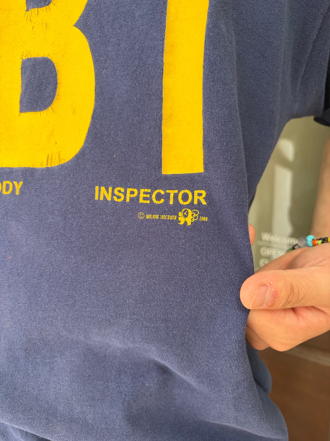 00’s FBI parody American culture print T 상품이미지7