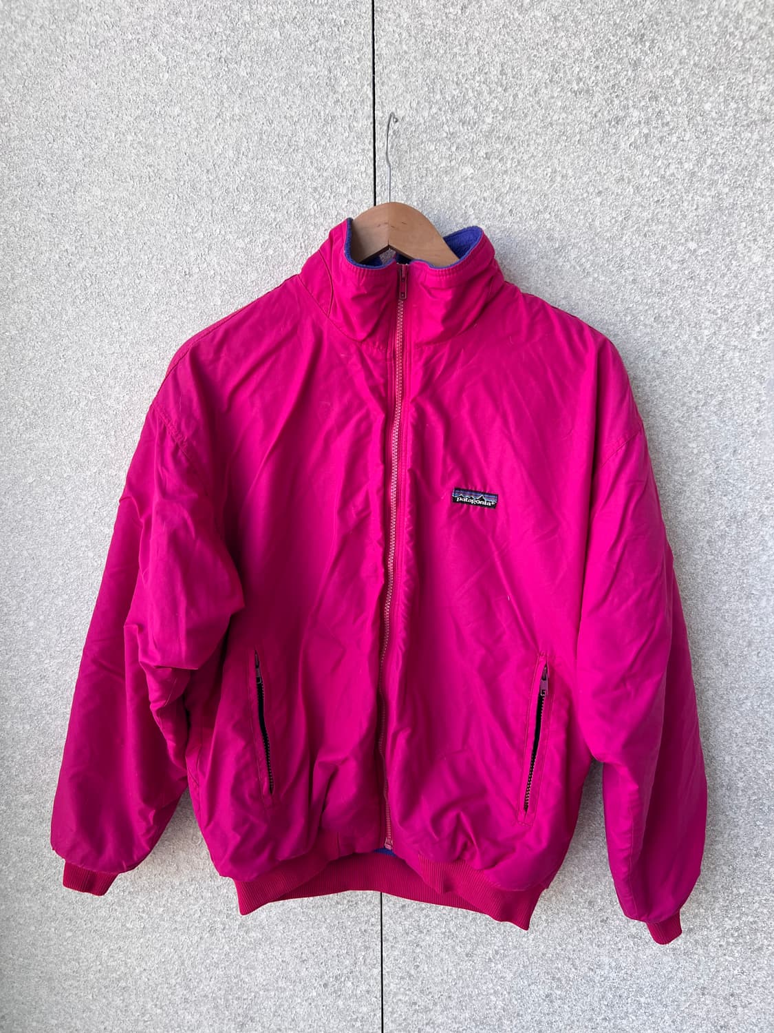 빈티지 파타고니아 쉘드 신칠라 봄버 자켓 핑크/퍼플 L 상품이미지1