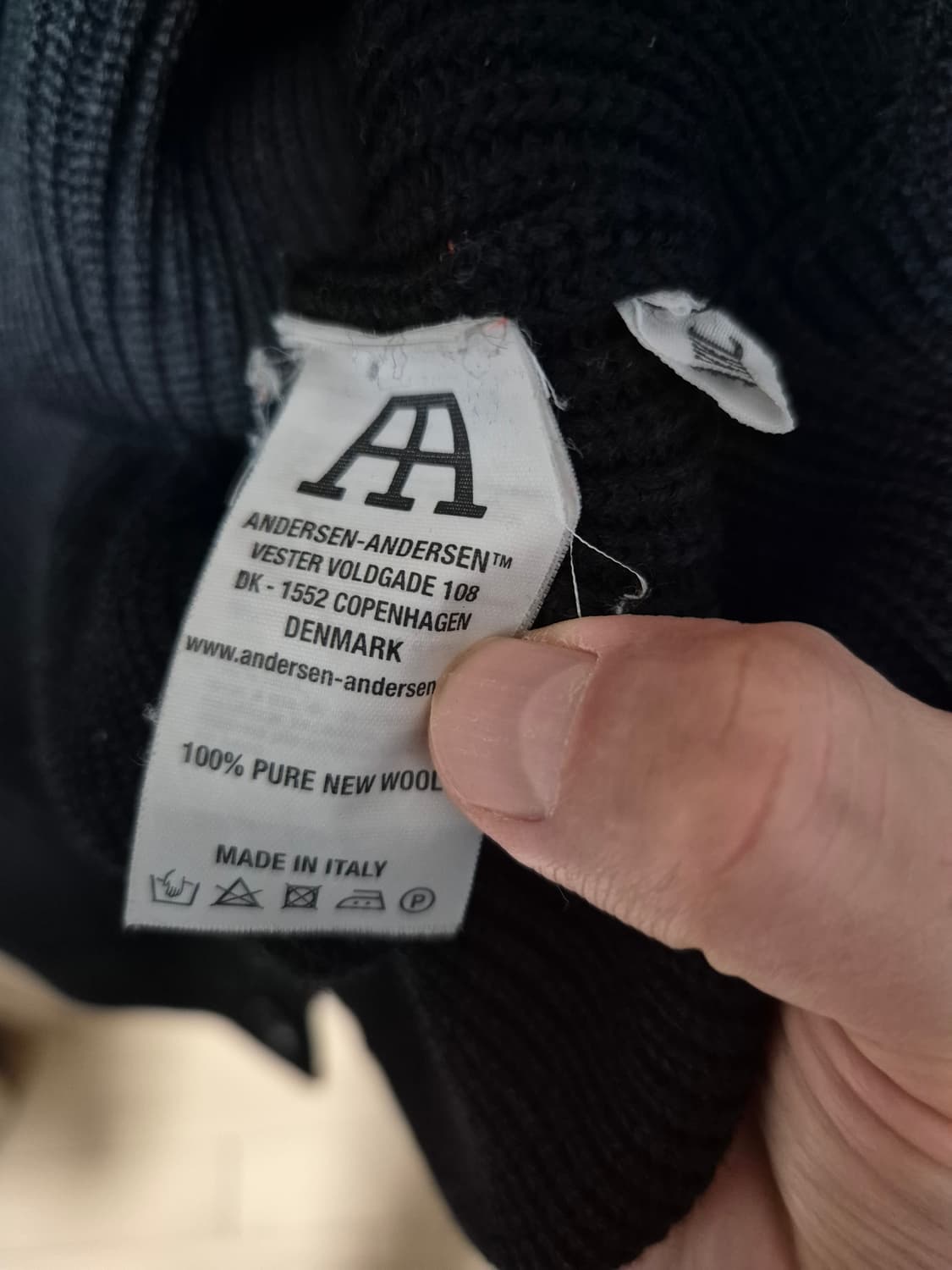 안데르센안데르센 스키퍼 가디건 블랙 xxl 상품이미지4