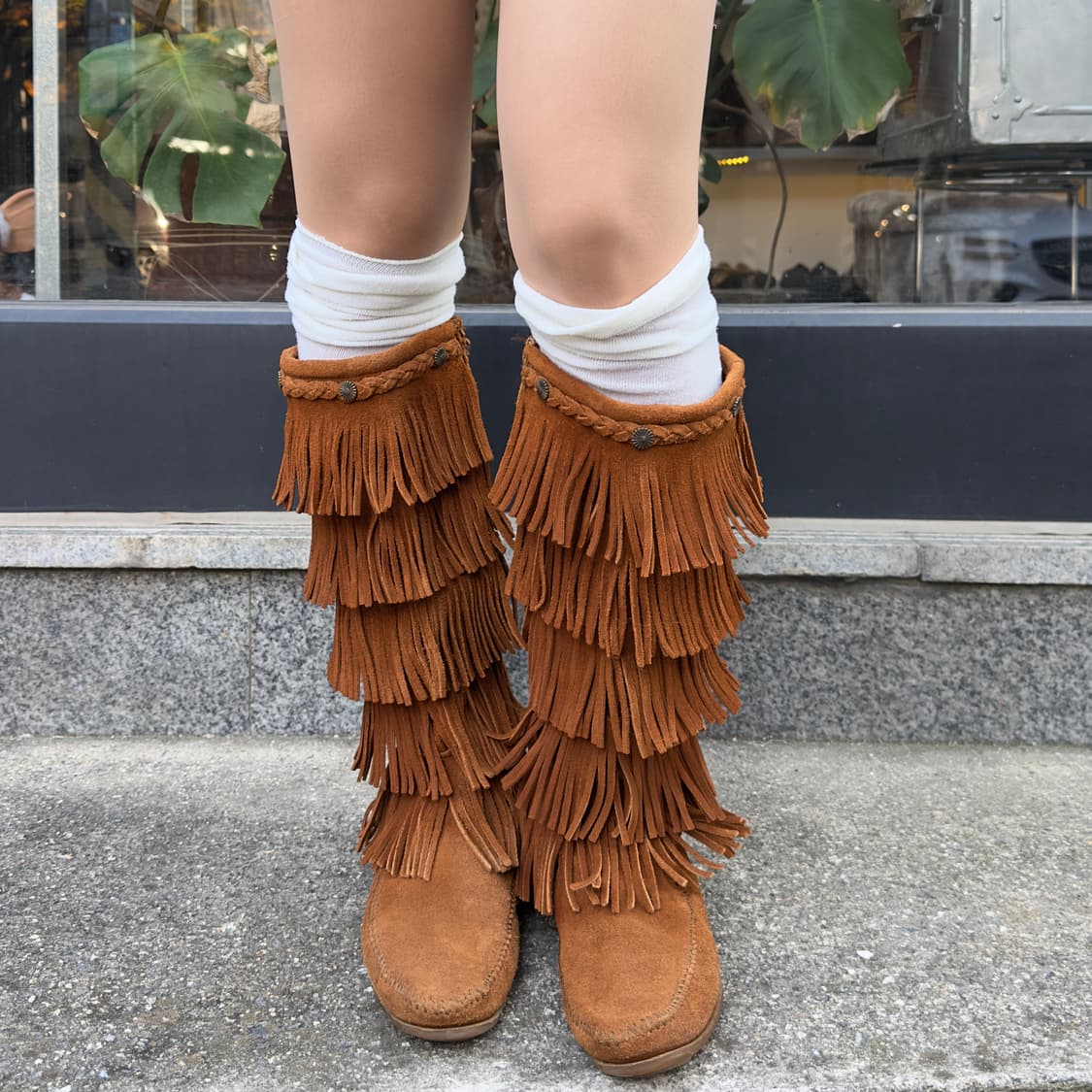 미네통카 5단 프린지 부츠 상품이미지6