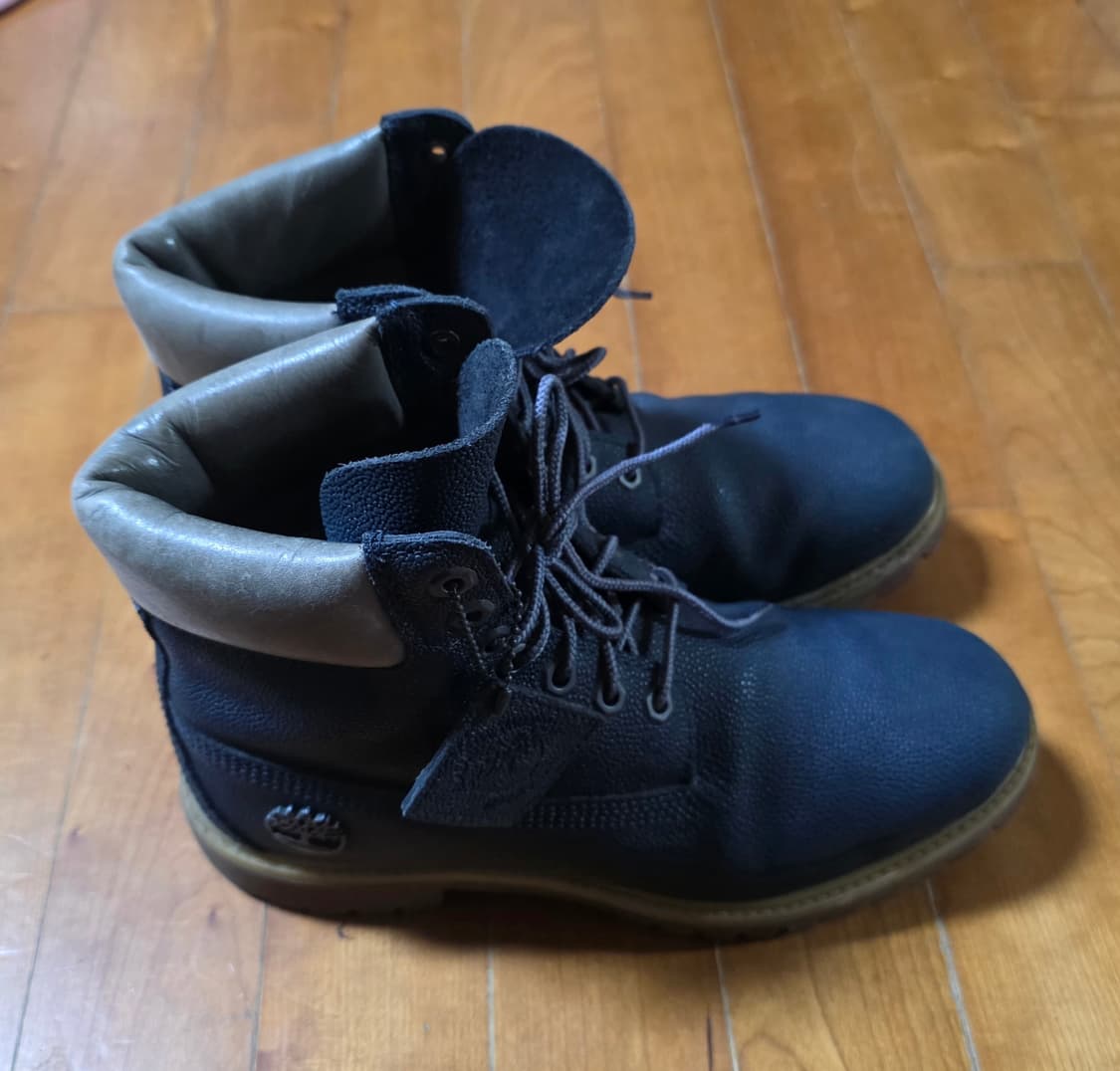 팀버랜드 네이비 헬코아 가죽부츠 260사이즈 상품이미지7