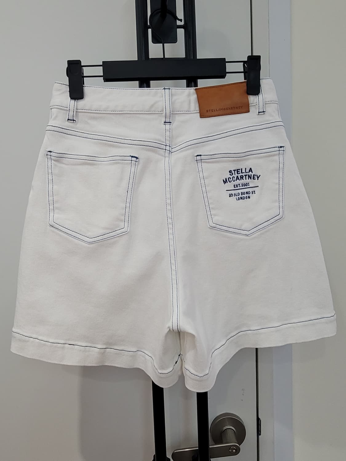스텔라 맥카트니 하이웨이스트 화이트 데님 반바지 27사이즈 상품이미지5