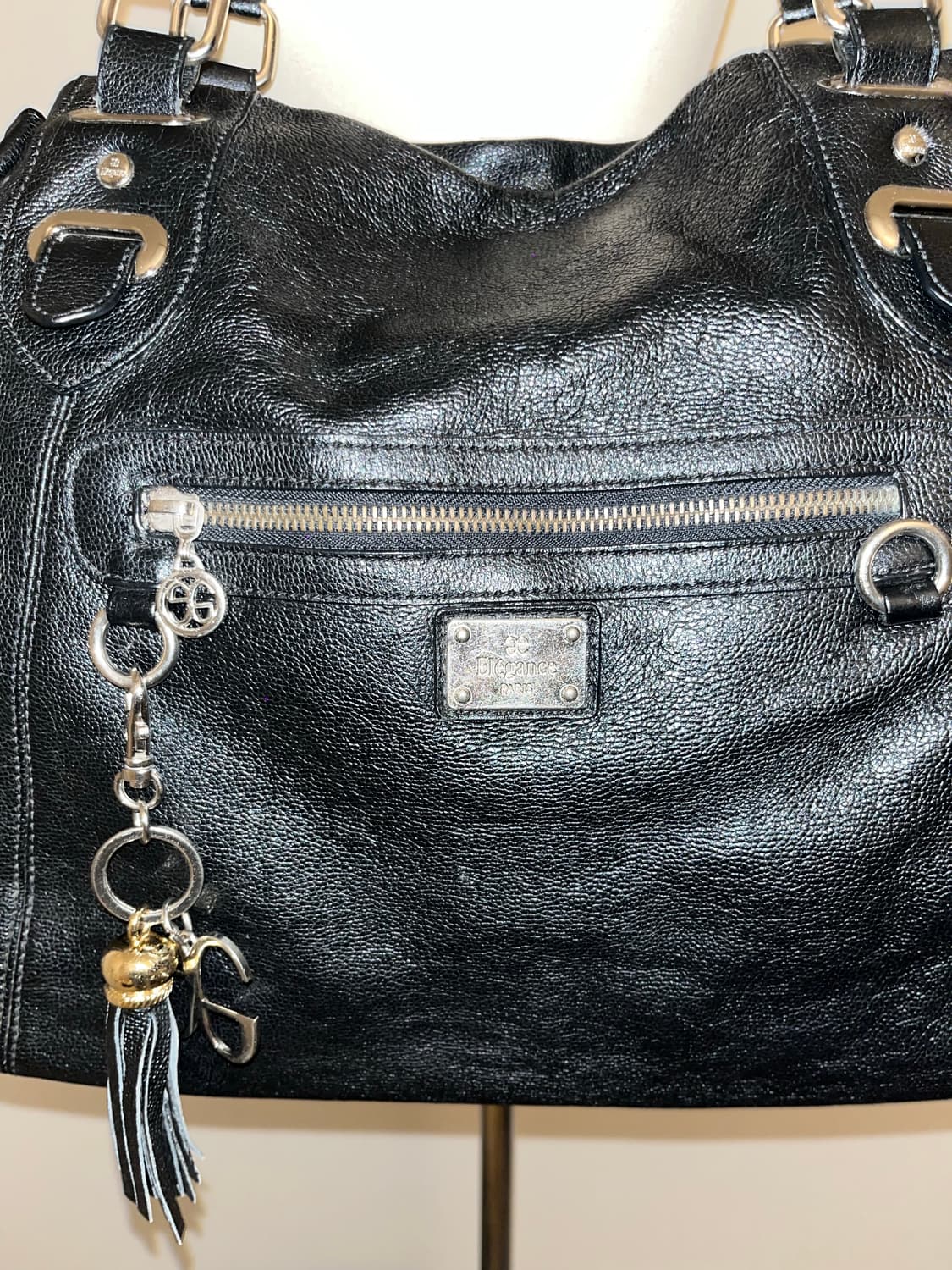 📦Elegance allblack shoulder bag 상품이미지7