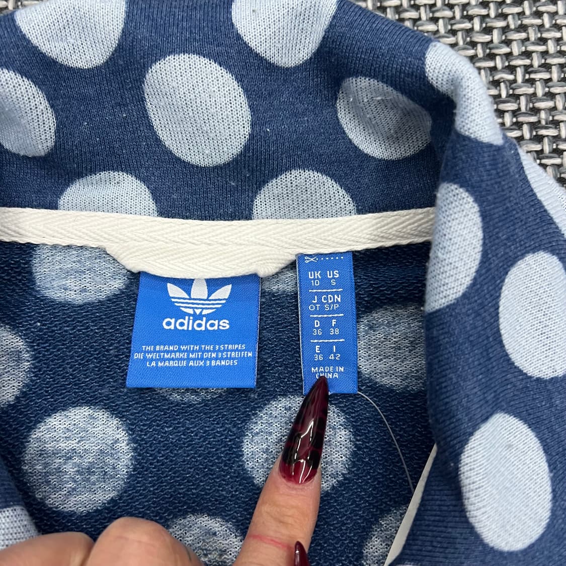 아디다스 희귀 도트 니트져지 상품이미지2