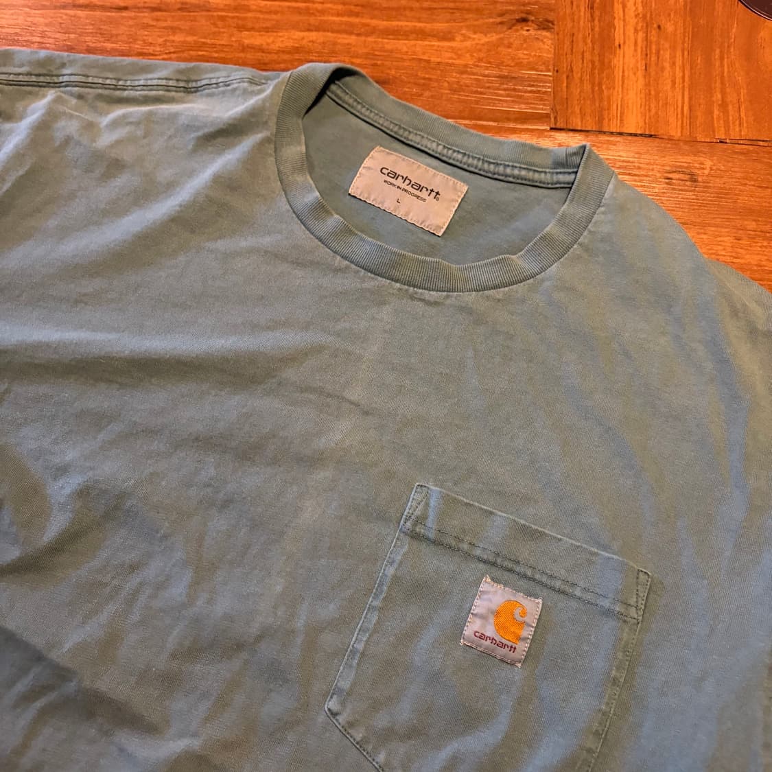 CARHARTT 칼하트 에메랄드 포켓 티셔츠 L 상품이미지4