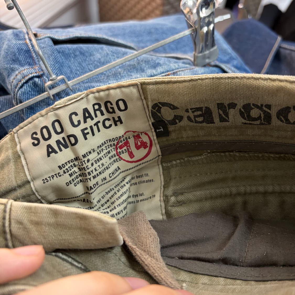 Soo Cargo 멀티포켓 와이드 카고 팬츠 상품이미지8