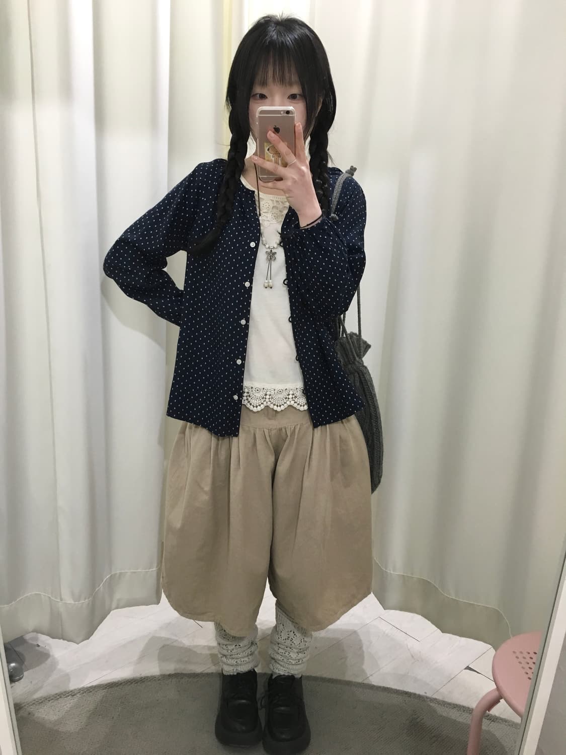 ships dot blouse 상품이미지3