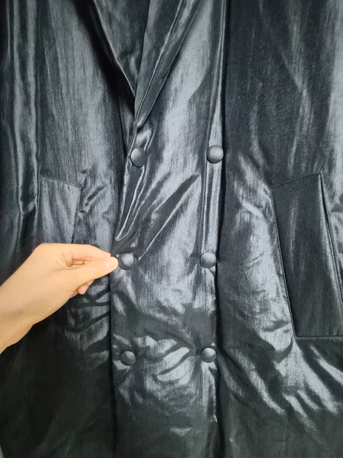 생로랑 23fw 런웨이 롱 패딩 맥시 코트 팝니다 프라다 루이비통 구찌  상품이미지6