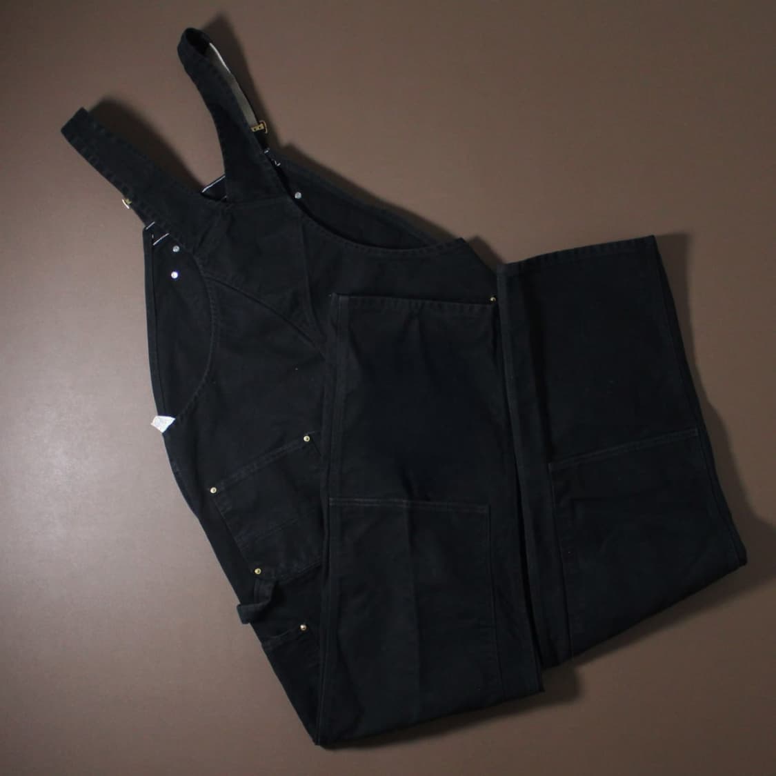 Carhartt 칼하트 R01 블랙 덕 오버롤 멜빵바지 상품이미지2