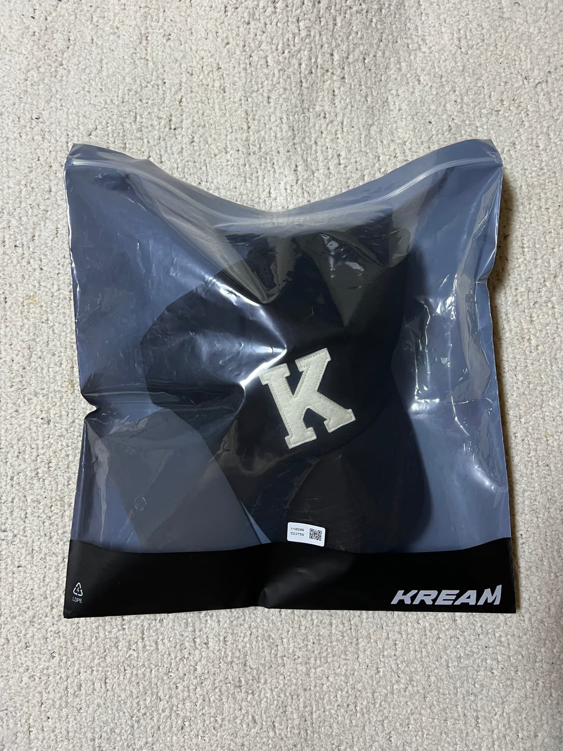 카미엔 x 코인서울 케이 로고 볼캡 블랙 상품이미지2