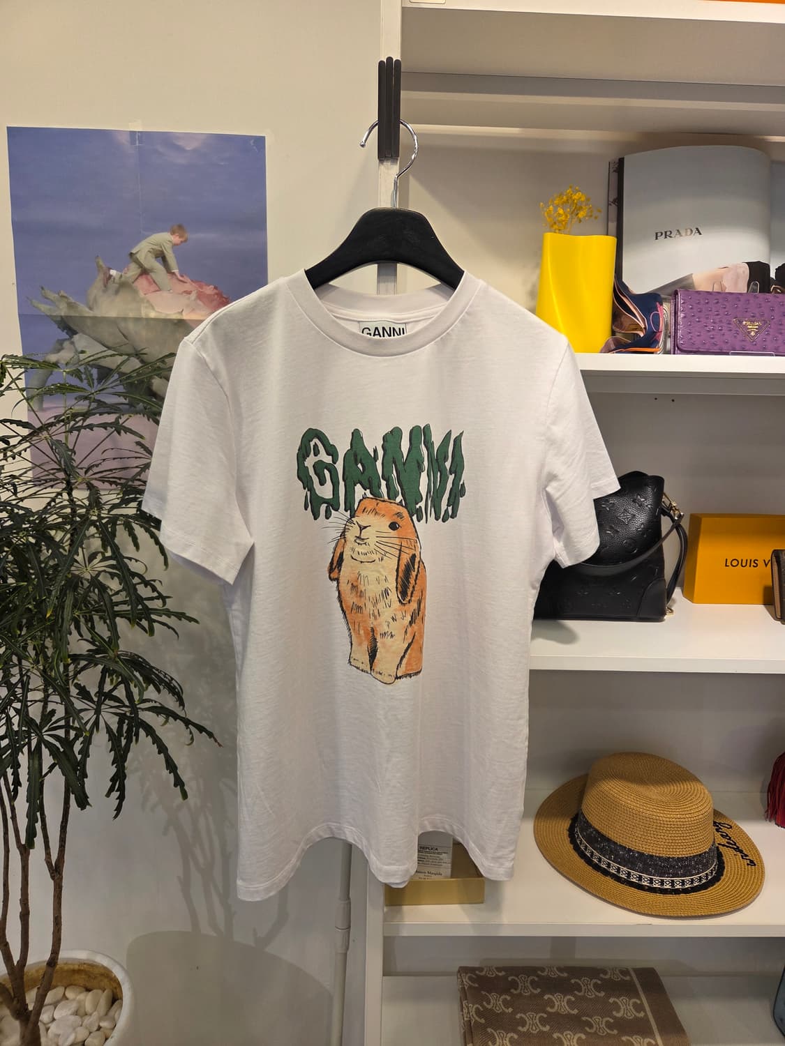 가니 래빗 로고 티셔츠 상품이미지2