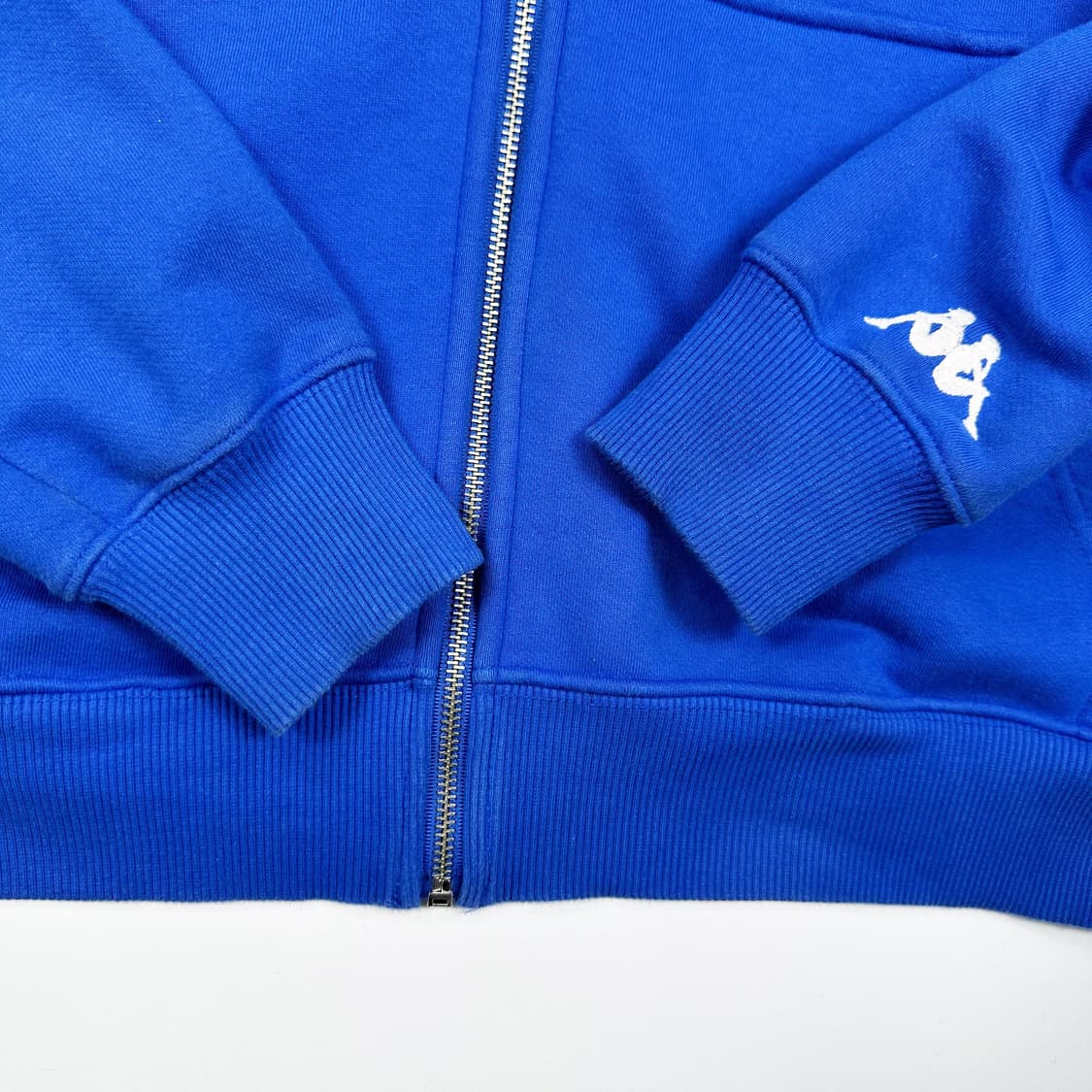 카파 어센틱 블루 백로고 헤비 후드집업 (실측 XL) 상품이미지5