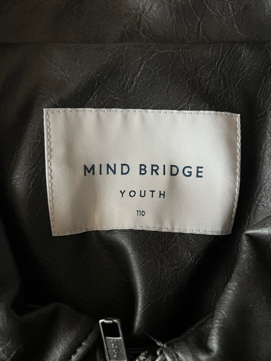 마인드브릿지 워싱레더 트러커 자켓 110 (새상품) 상품이미지6