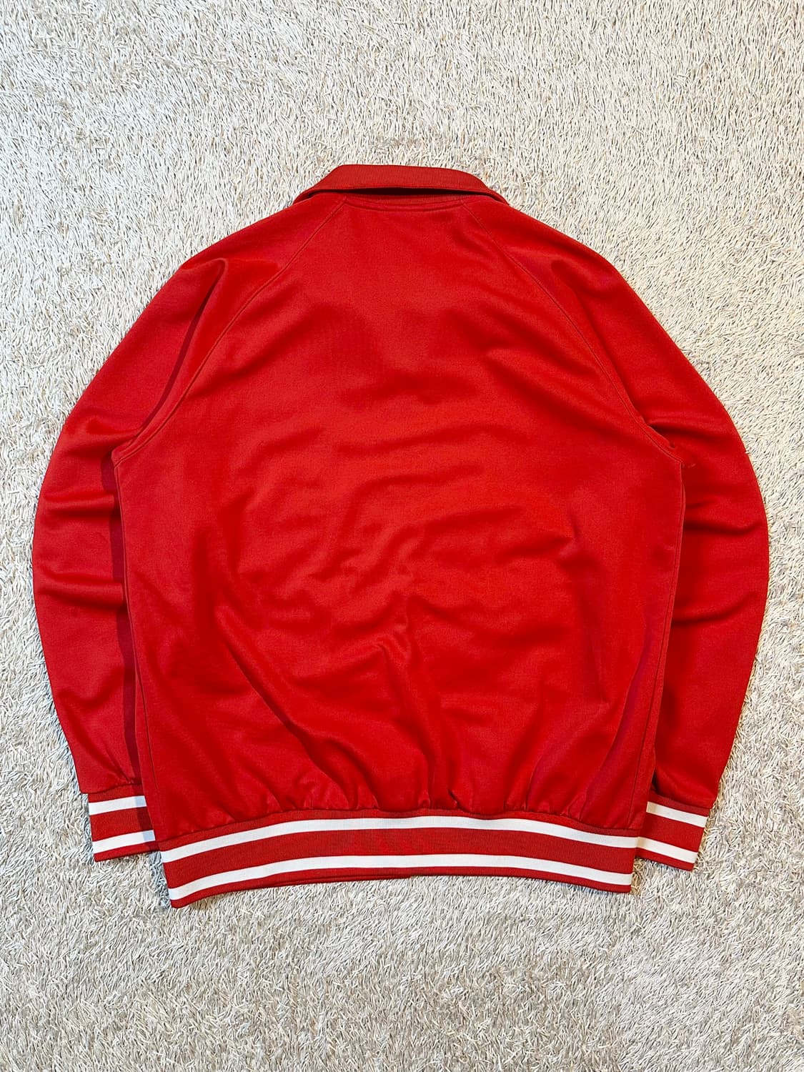 엄브로 UMBRO 올드스쿨 사이드라인 트랙탑 져지 레드 상품이미지3