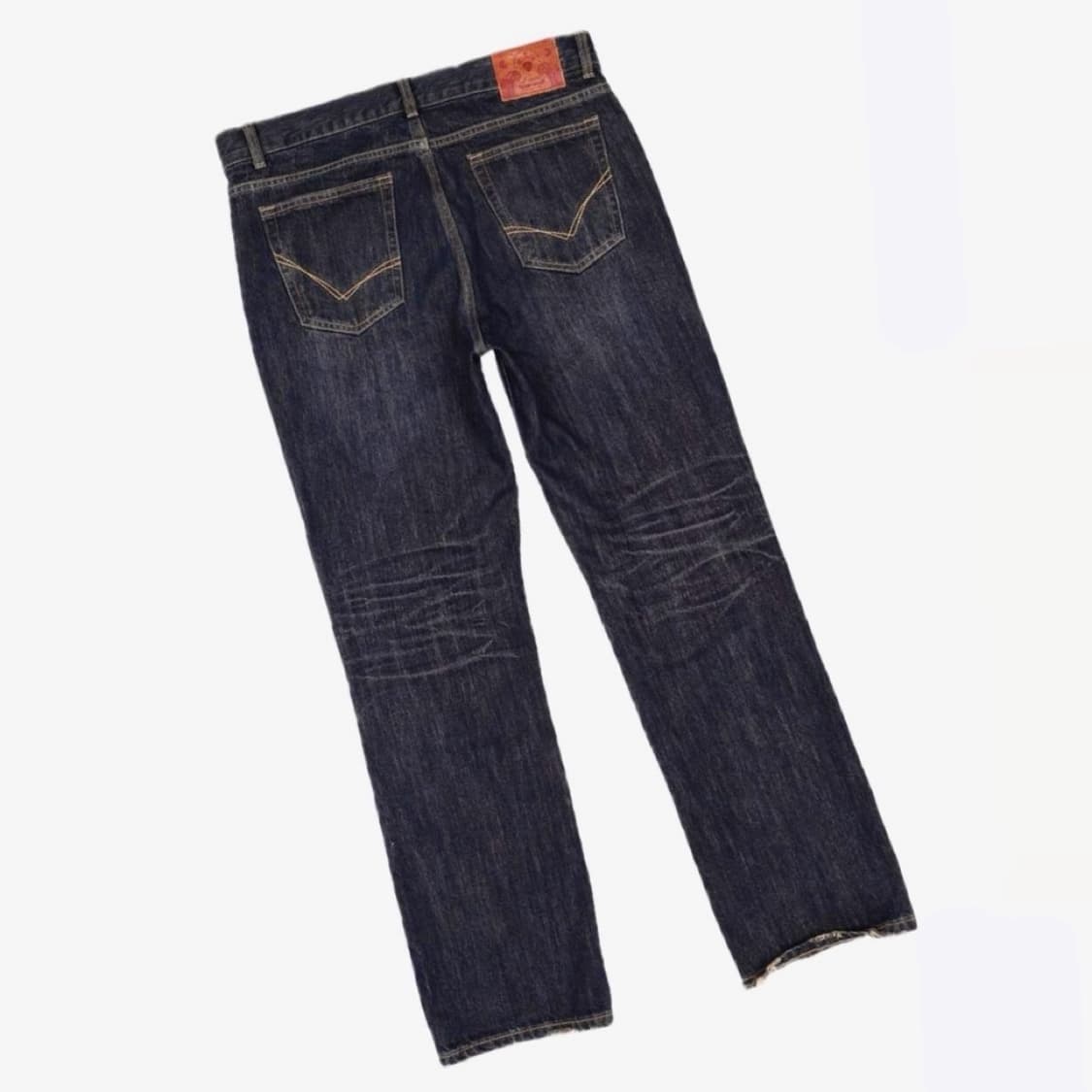 48) 엘무드 라몬즈 스트레이트 데님 블루블랙 상품이미지3