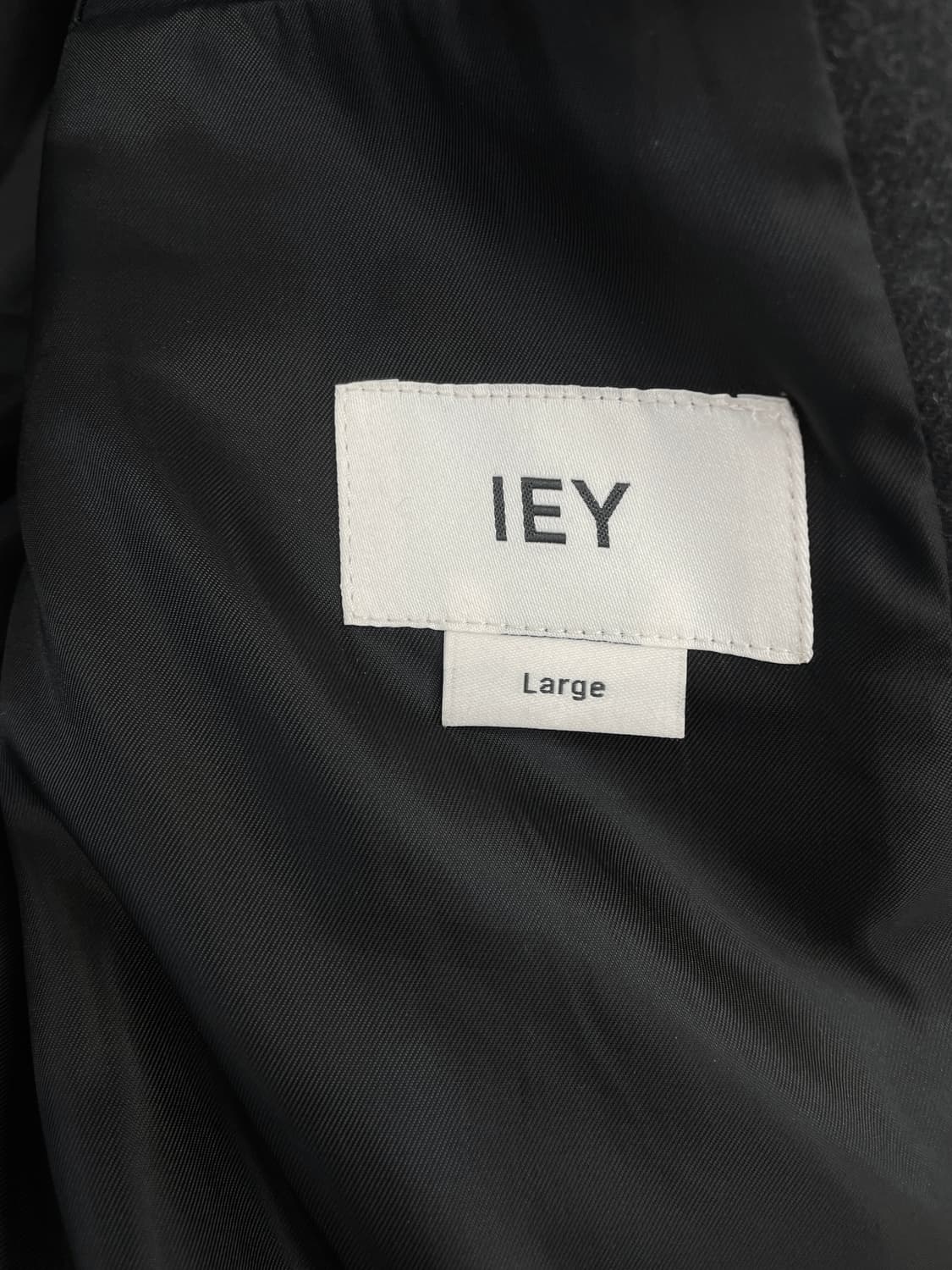 IEY 스티치 디테일 오버핏 울 블레이저 상품이미지4