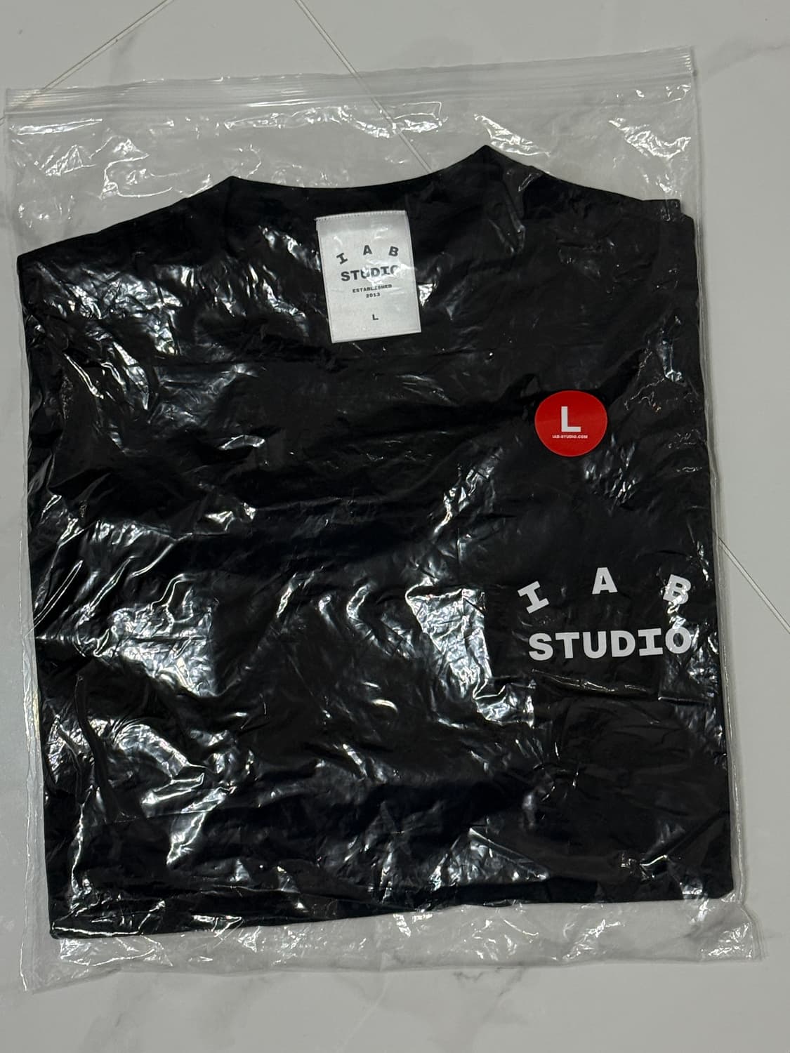 아이앱 반팔 블랙 L 상품이미지1