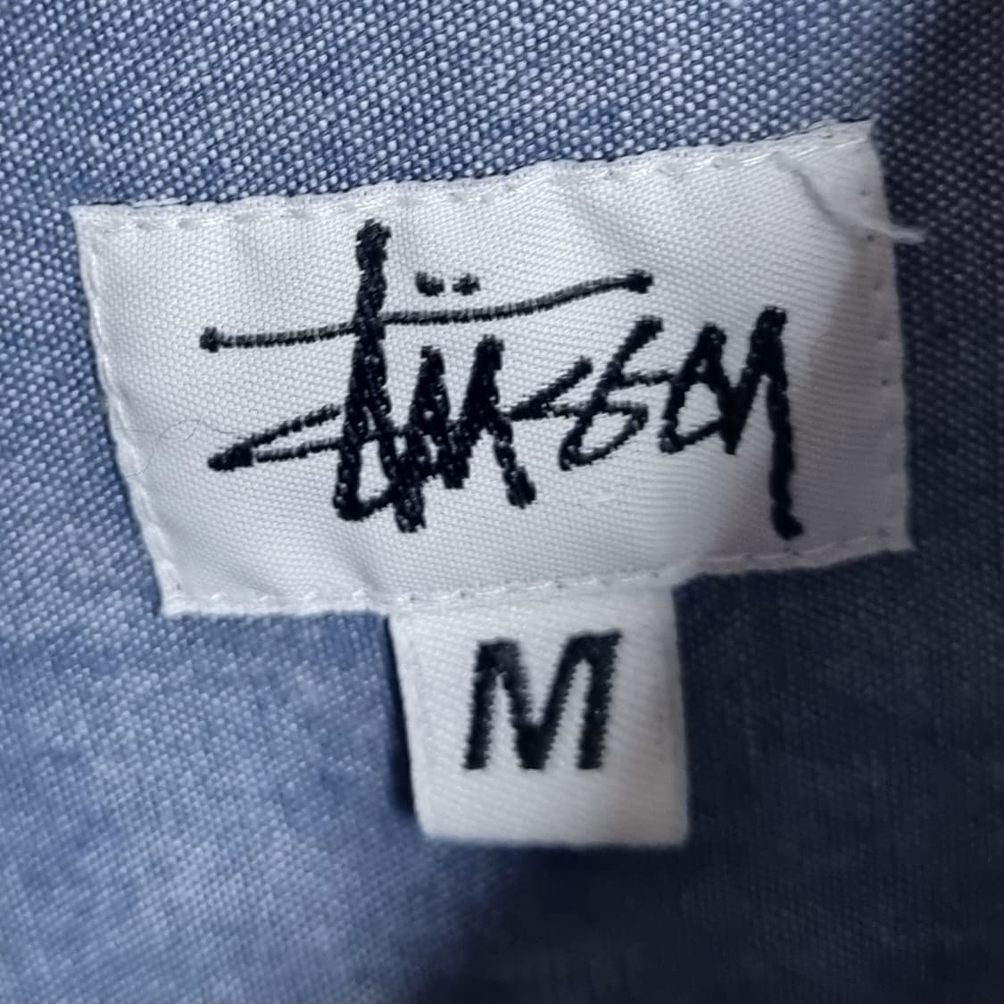 오버핏 M ) 스투시 데님셔츠 청남방 상품이미지4