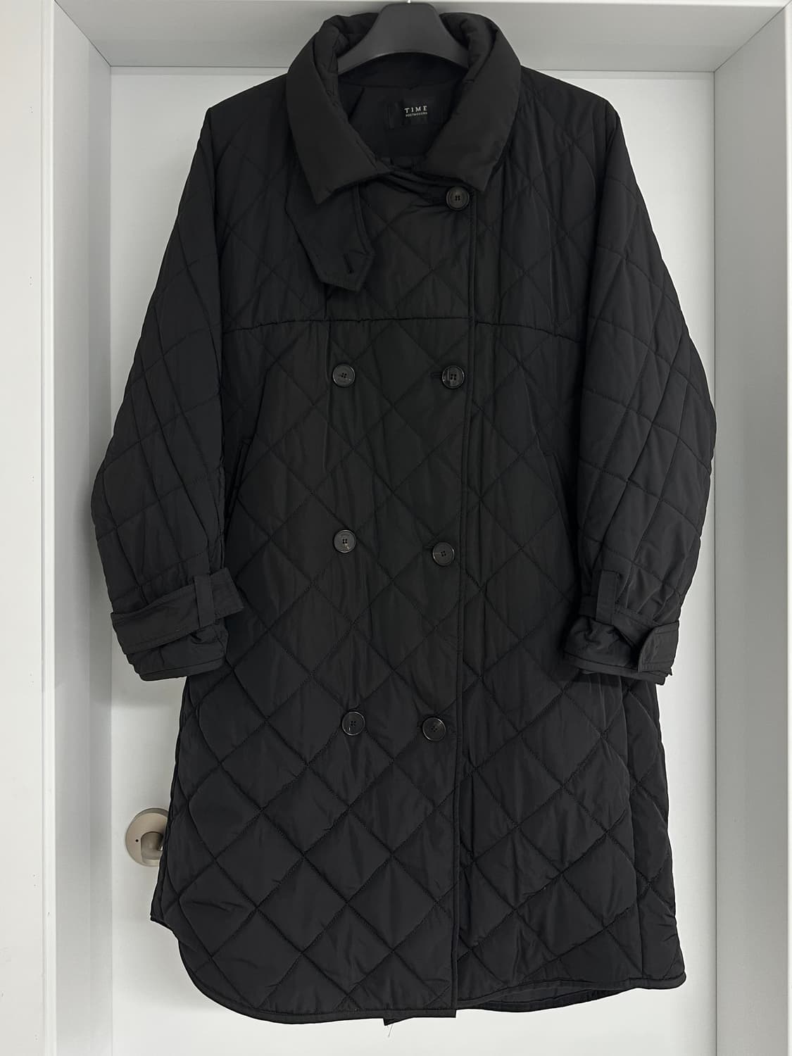 [타임] 여성 퀼팅 롱 코트 상품이미지2