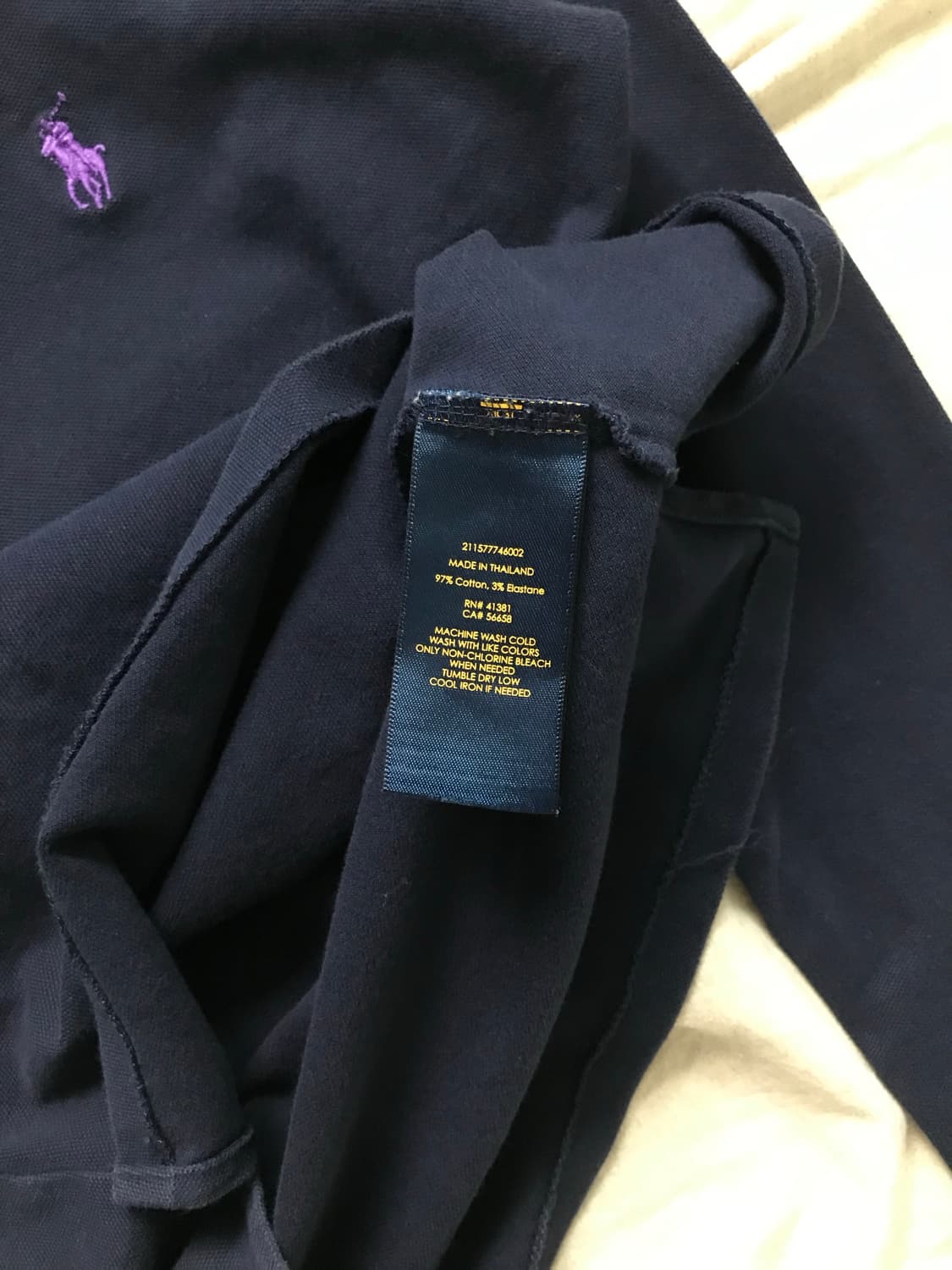 폴로 랄프로렌 포니로고 여성라인 긴팔 카라티 상품이미지8