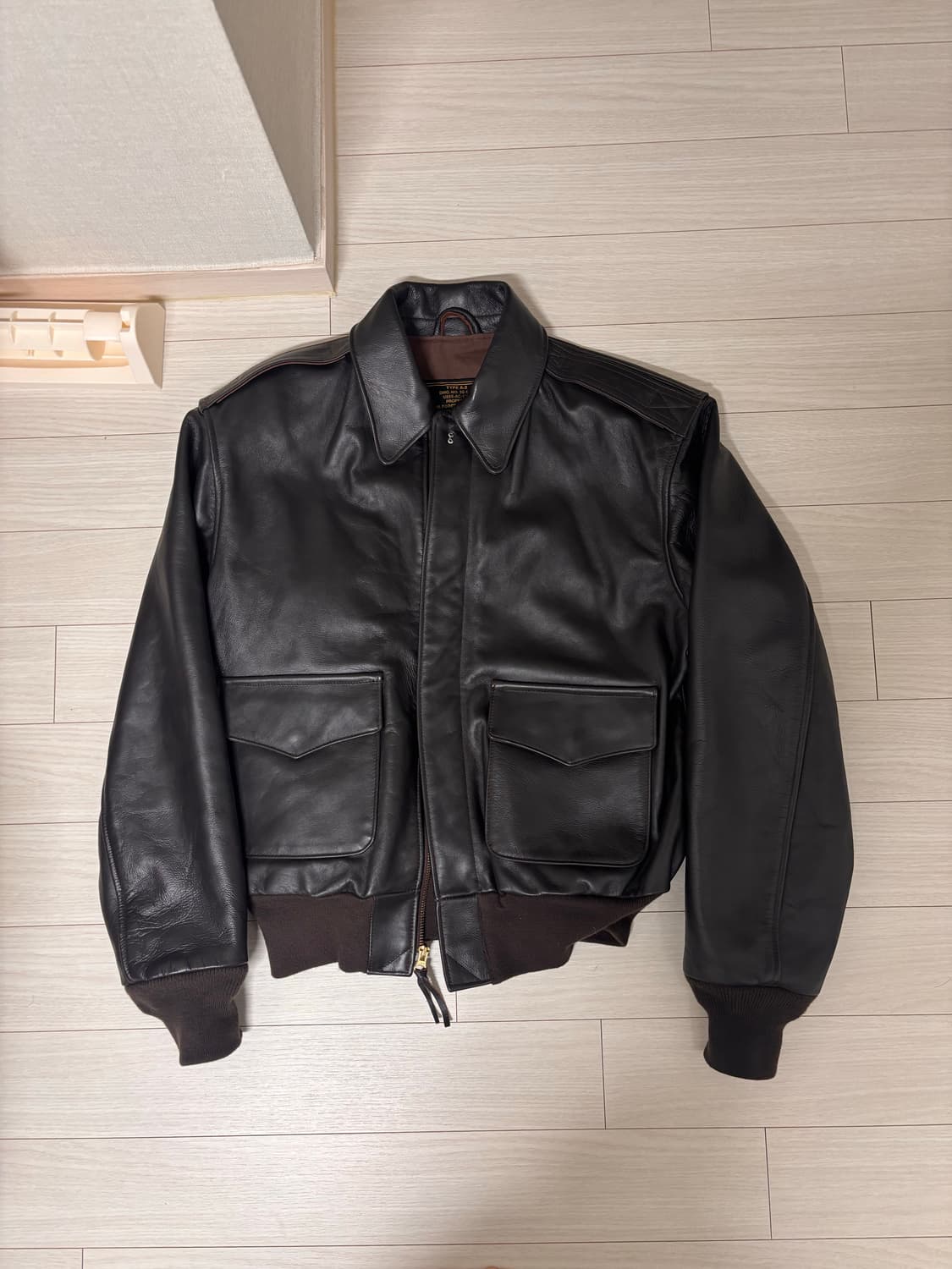 (36size) 콕핏 a-2 홀스하이드 가죽자켓 상품이미지1