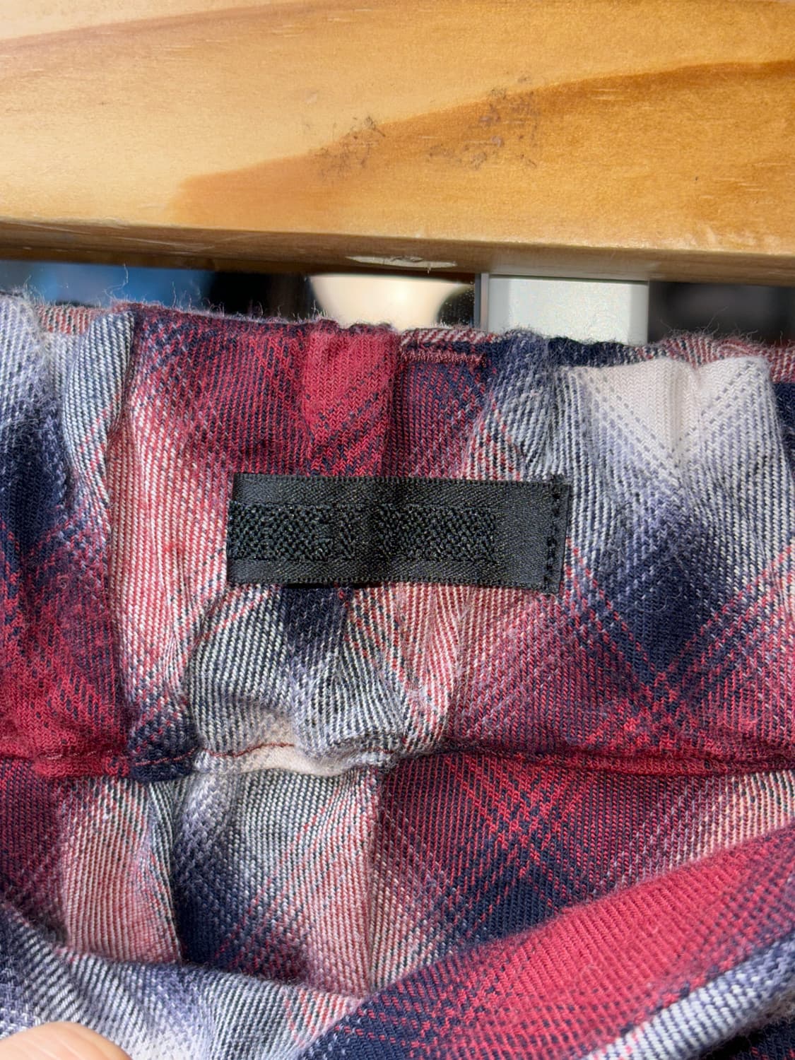 Addict noir 벨티드 체크 롱스커트 상품이미지7