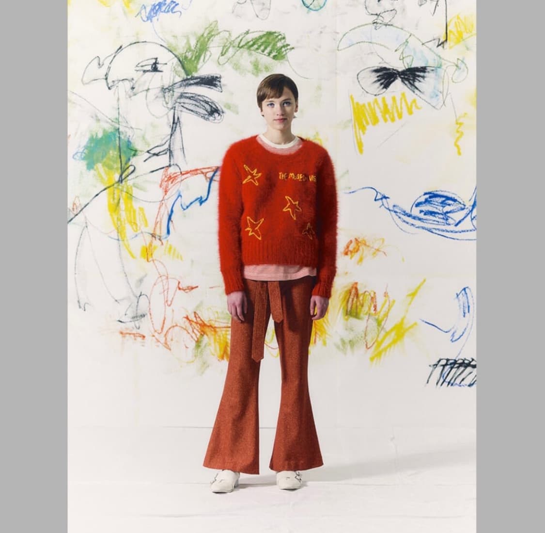 더뮤지엄비지터 앙고라니트 M 상품이미지4