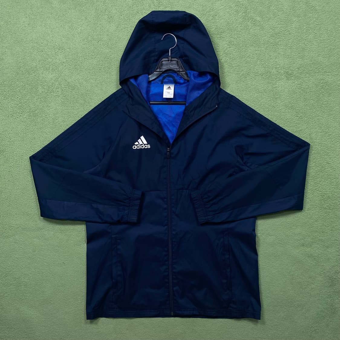 아디다스 네이비 올드스쿨 삼선 윈드브레이커 자켓 상품이미지3