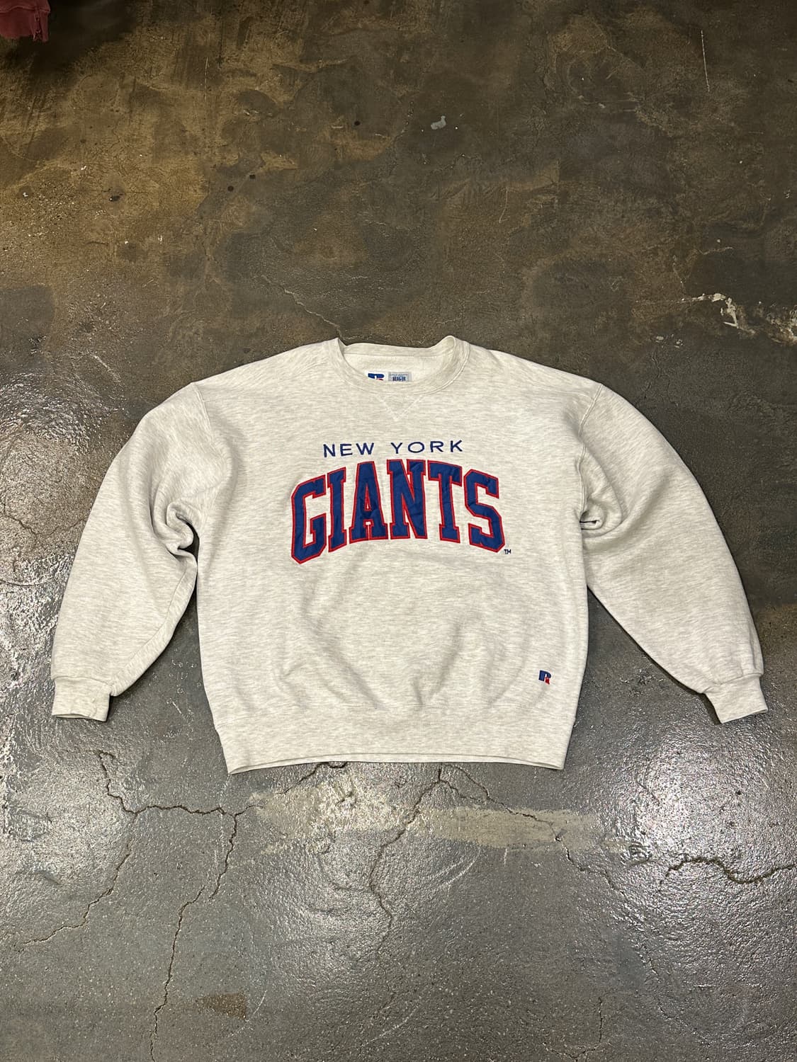 90s RUSSELL USA 러셀 하이코튼 스웻셔츠 XL 상품이미지1