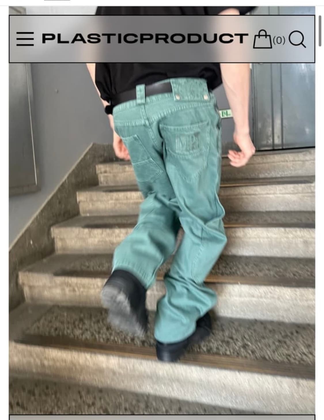 플라스틱프로덕트 카프 팬츠 에메랄드 S 상품이미지1