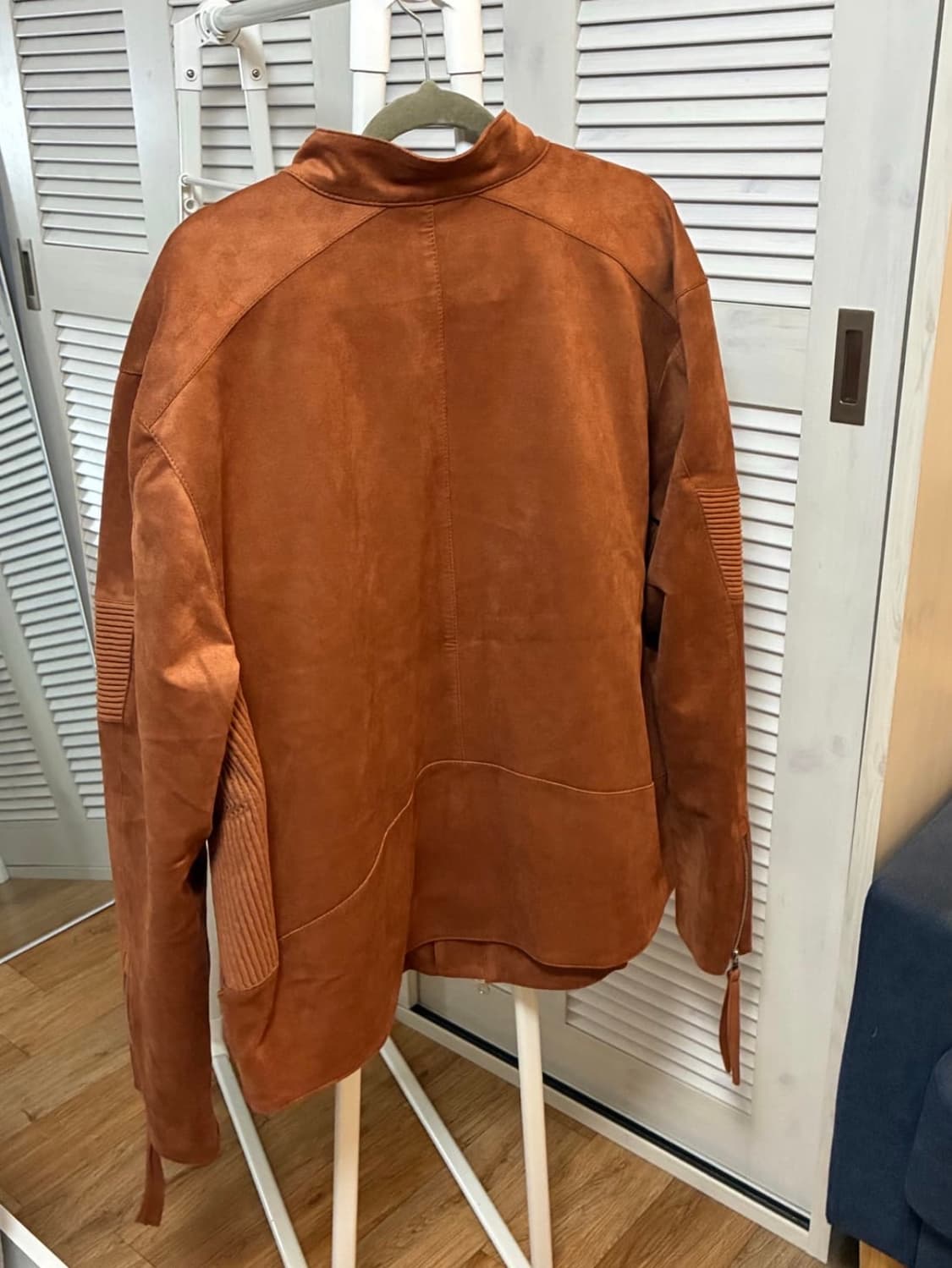 [XL] 준태킴 스웨이드 레더 바이커 자켓 상품이미지5