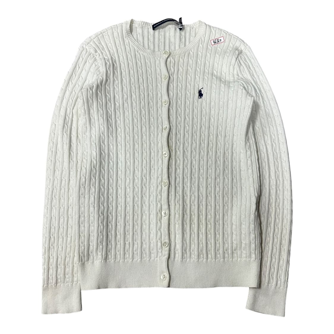 ✨ (바배) 폴로 랄프로렌 스포츠 화이트 꽈배기 여성 니트  상품이미지1