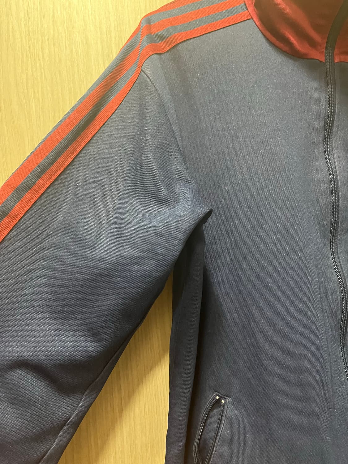 아디다스 트랙탑 베켄바우어 져지 네이비 버건디 L 100 상품이미지2