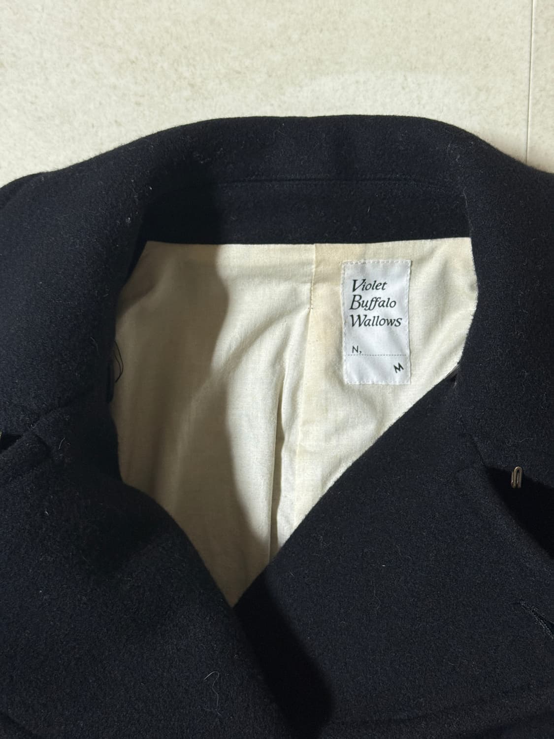 Violet Buffalo Wallows 블랙 피코트 M 상품이미지5